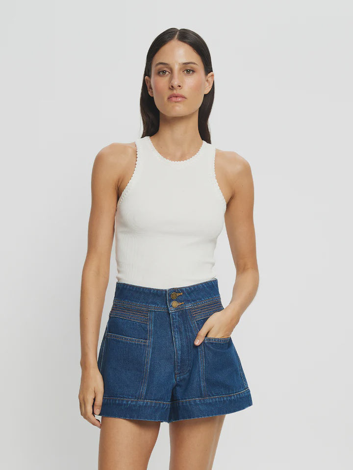 Tallulah Crochet Edge Tank