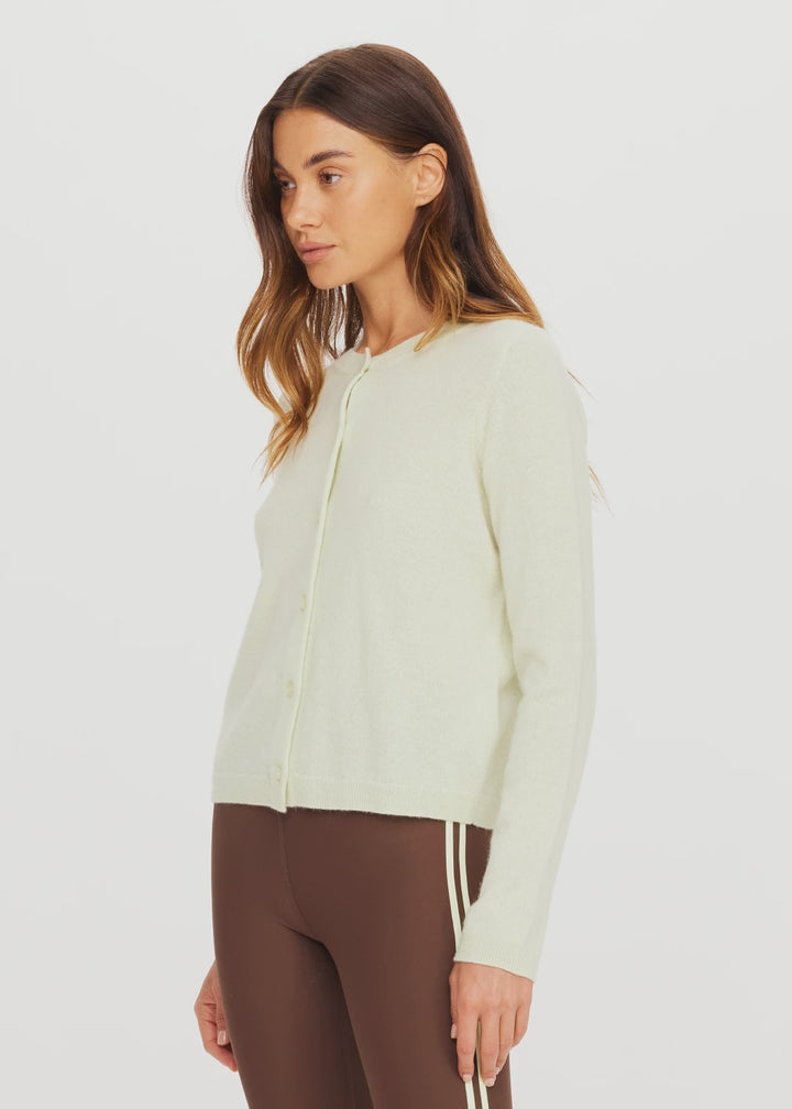 Sakina Cashmere Cardigan - Matcha