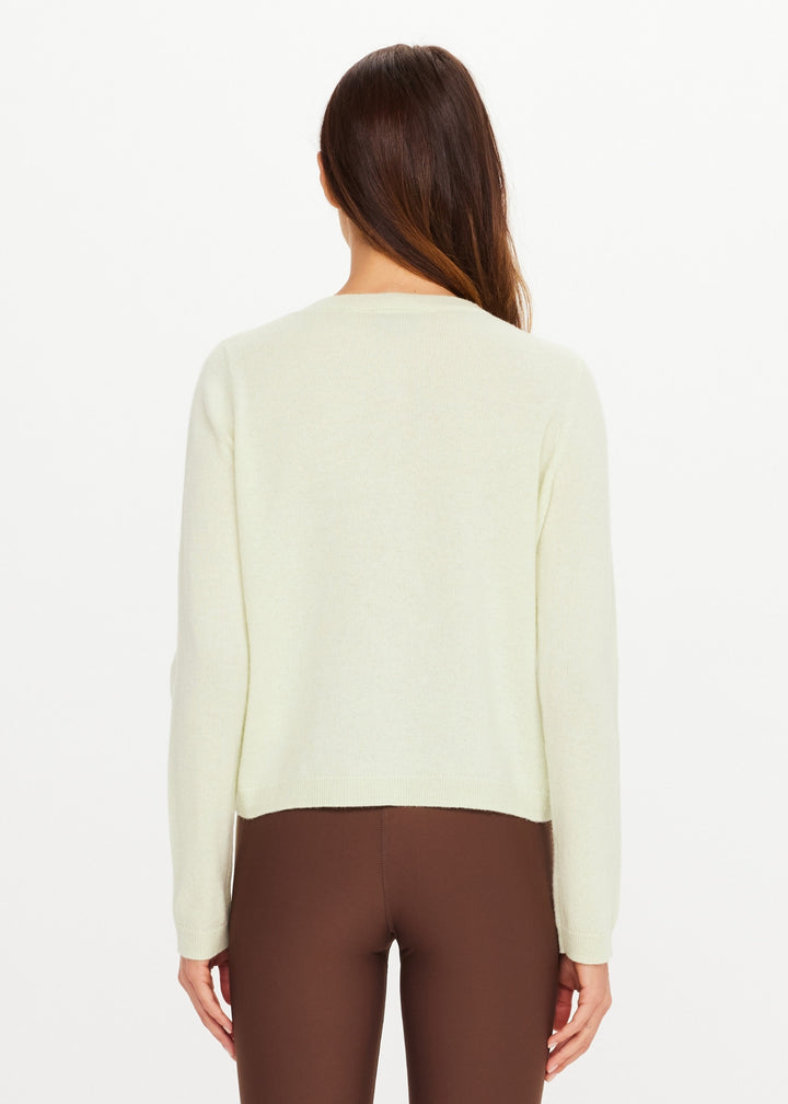 Sakina Cashmere Cardigan - Matcha