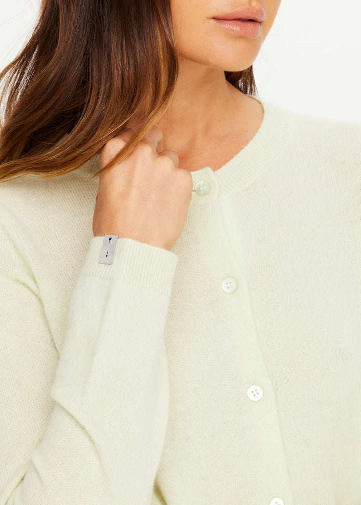 Sakina Cashmere Cardigan - Matcha