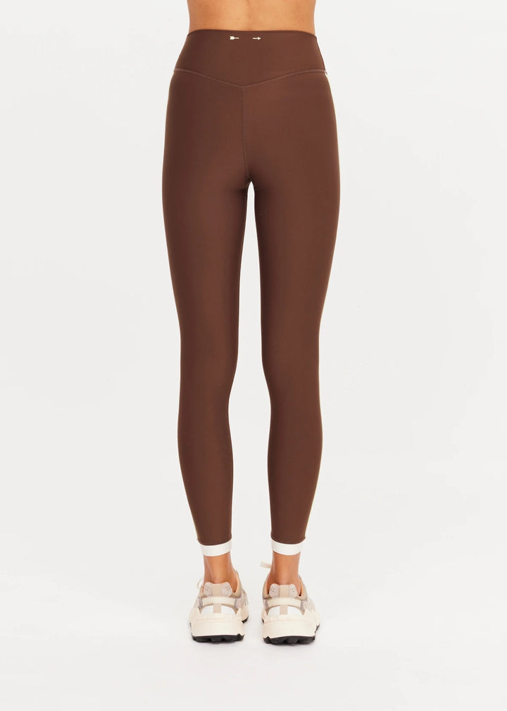 Daytona 25IN High Midi Pant - Chocolate