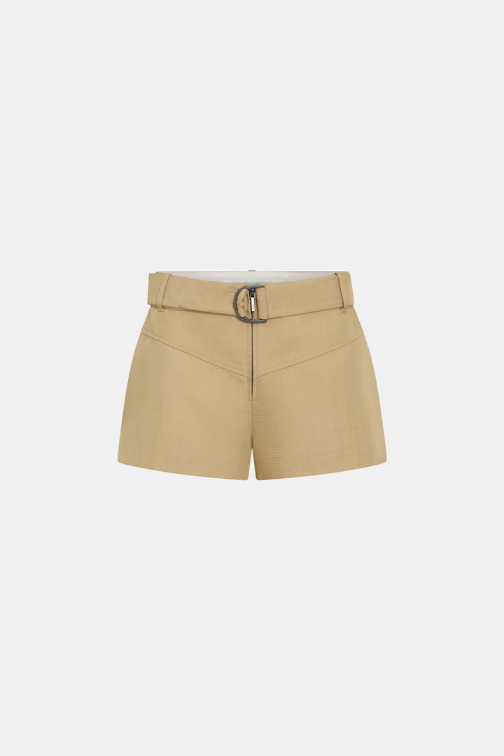 Bronte Belted Mini Short - Beige