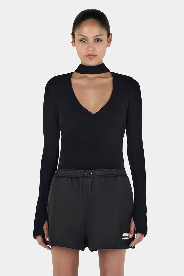 VINNY WOOL LONG SLEEVE - BLACK