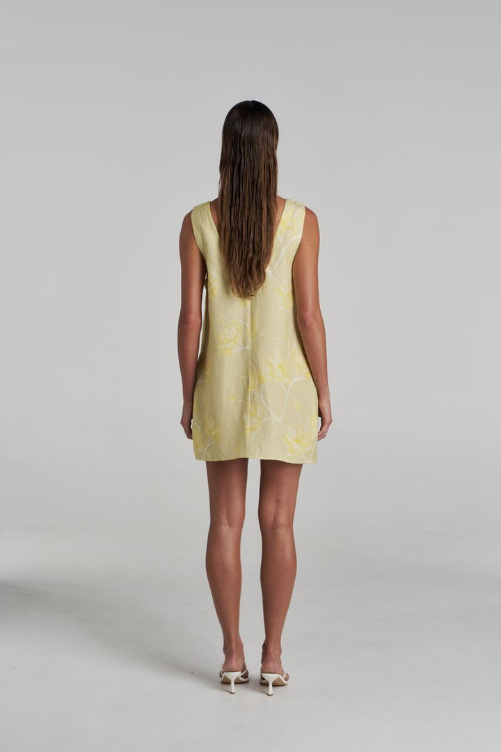 FLORA MINI DRESS - MAGNOLIA