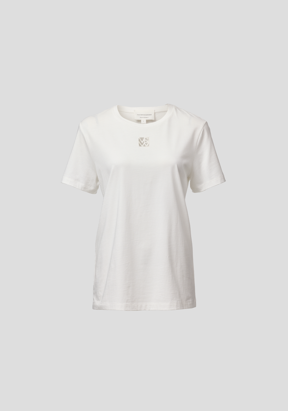 V&W Cut Out Tee - Ivory