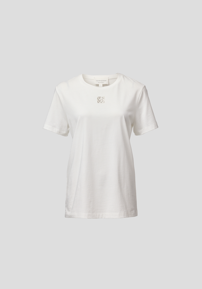 V&W Cut Out Tee - Ivory