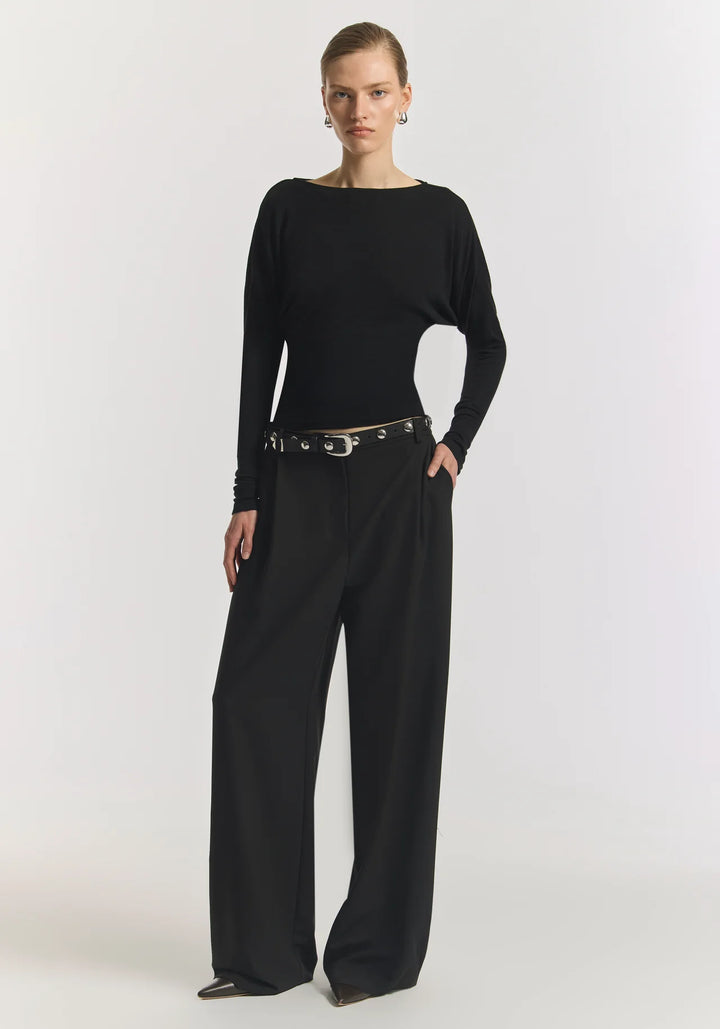 JUINIPER TOP - BLACK