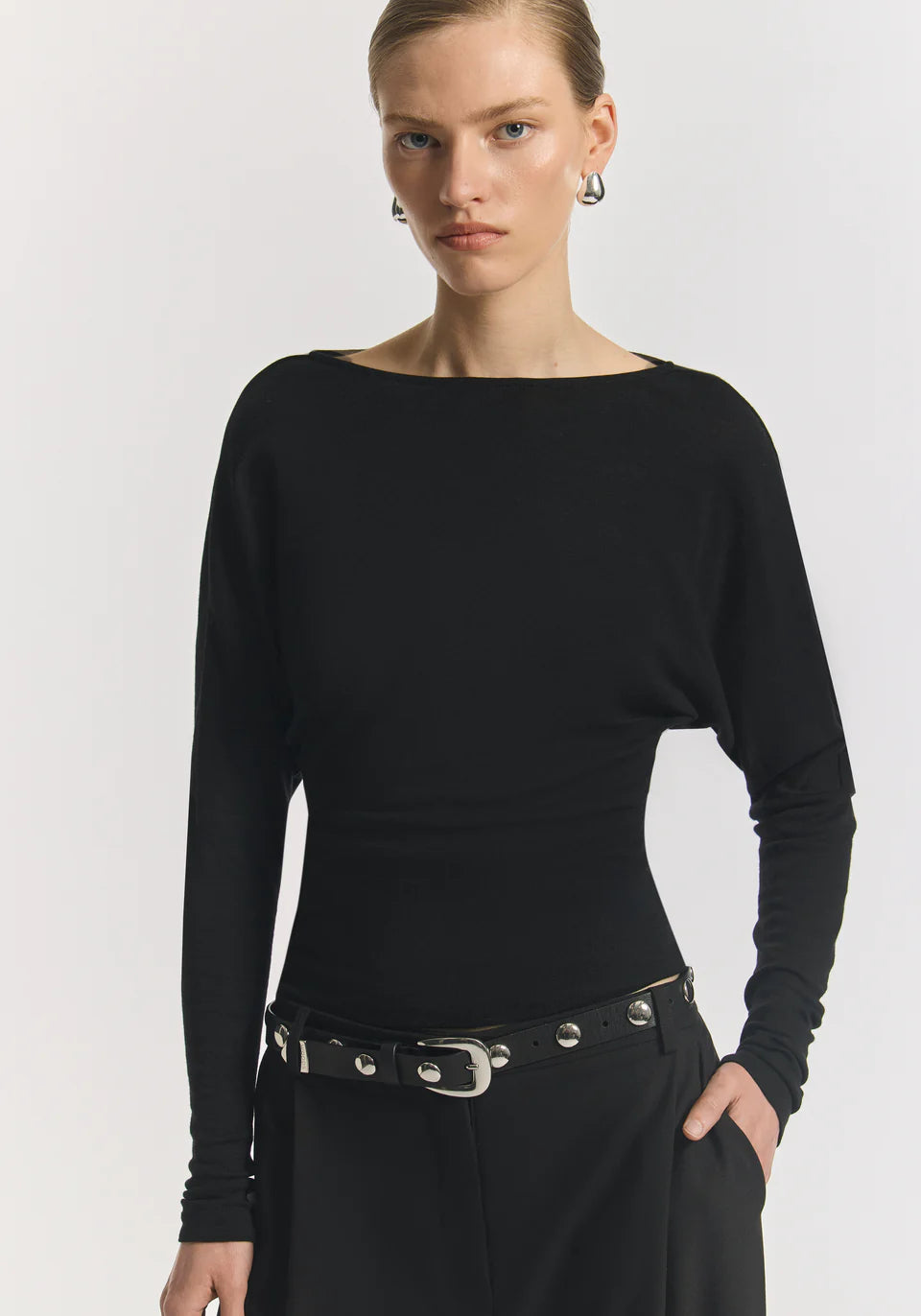 JUINIPER TOP - BLACK