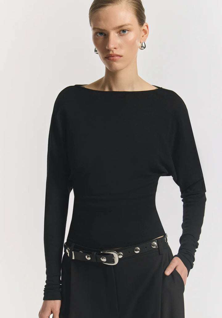 JUINIPER TOP - BLACK