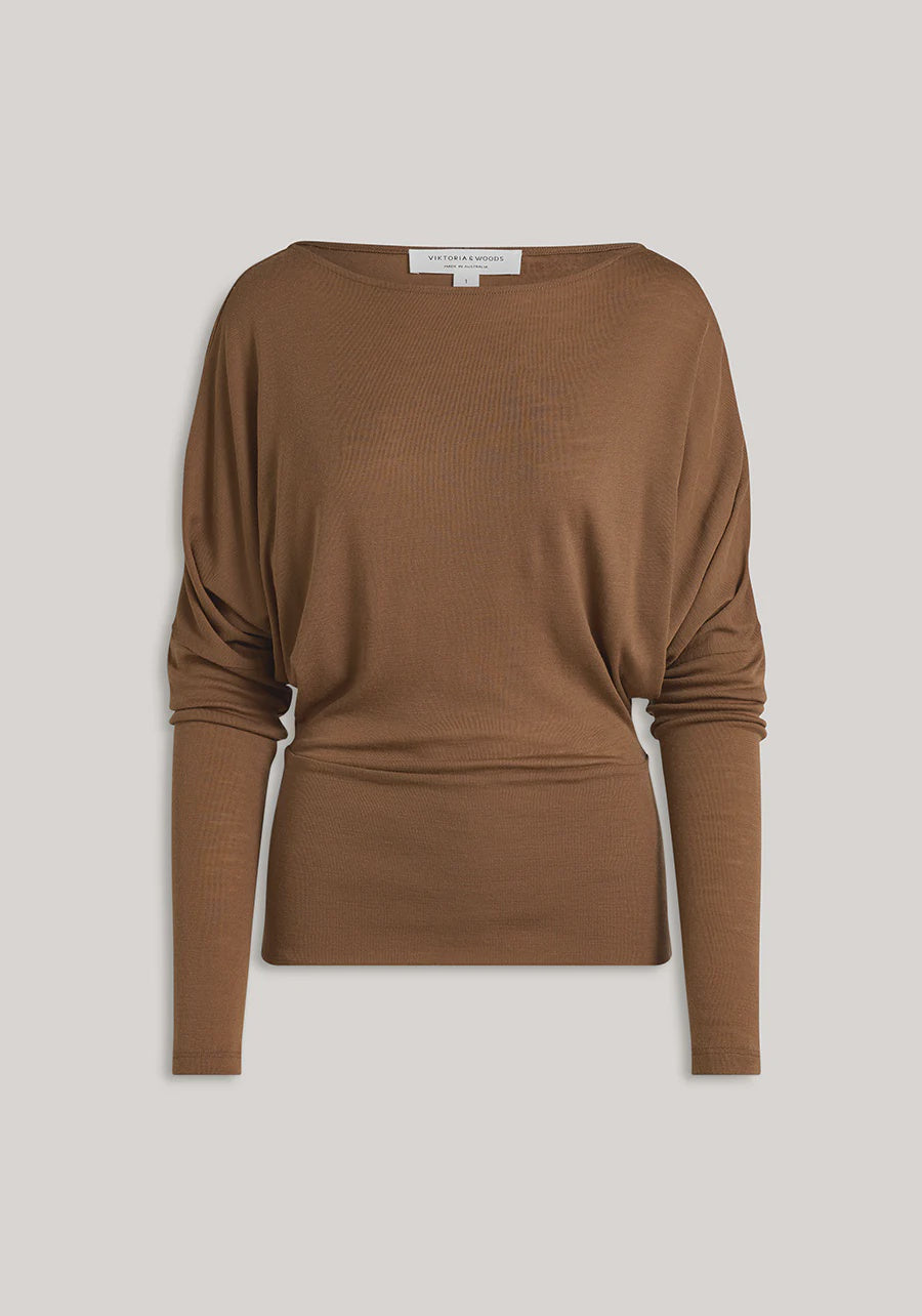 JUNIPER TOP - MOCHA