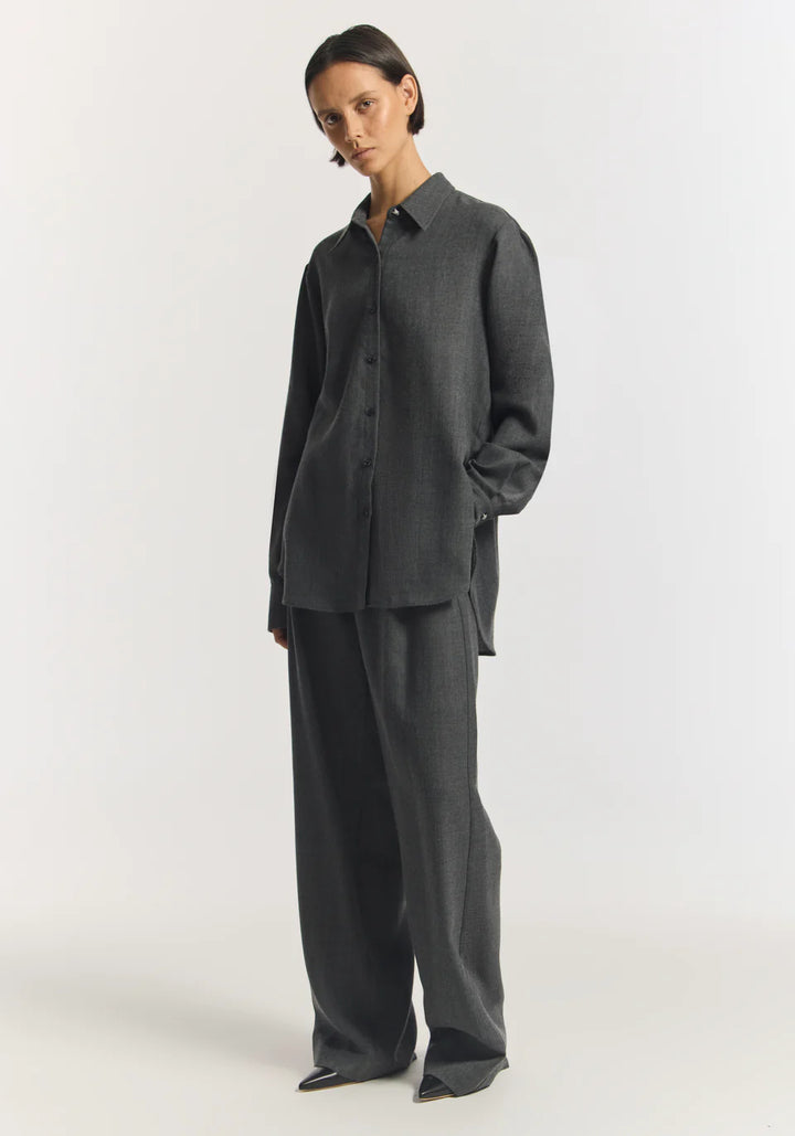 IDOL WOOL PANT - CONCRETE