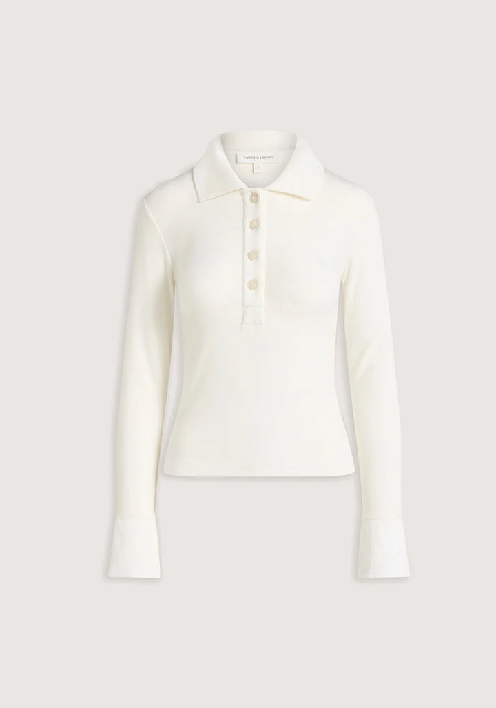 Kloss Top -Ecru