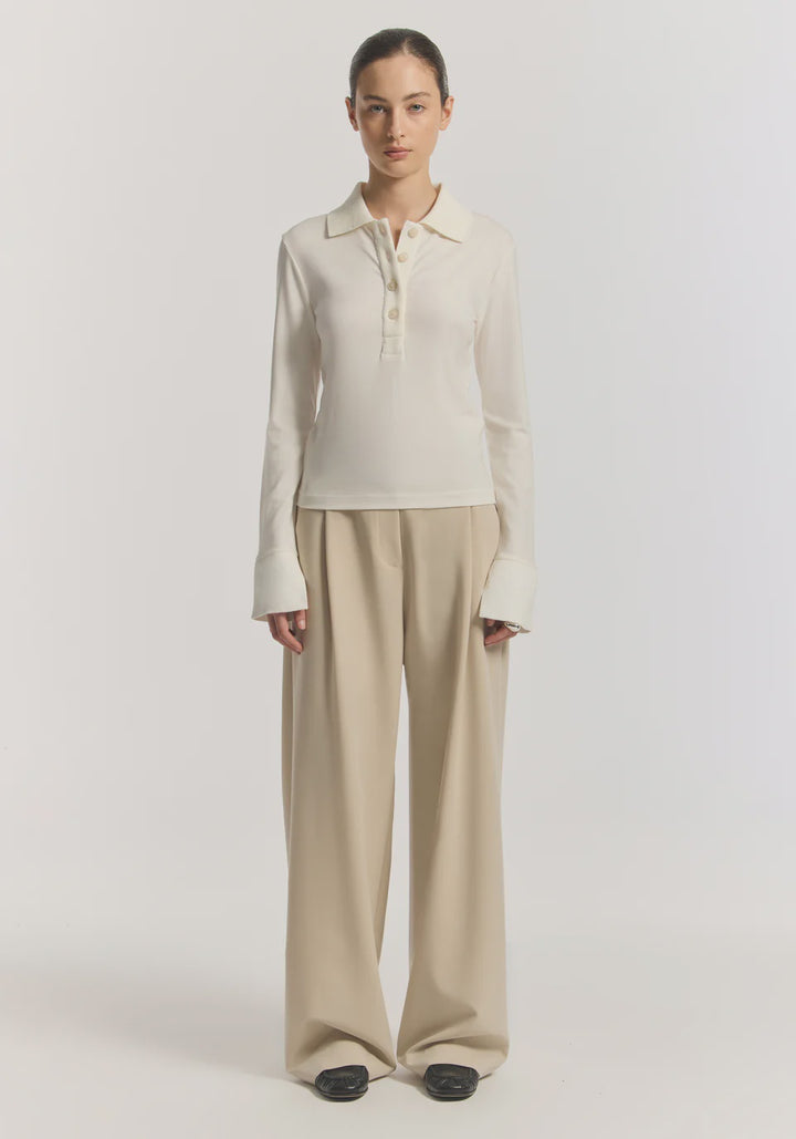 Kloss Top -Ecru