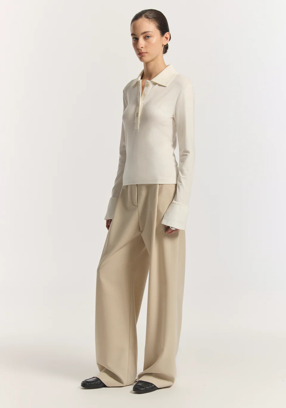 Kloss Top -Ecru
