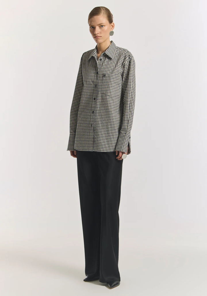 ABBEY SHIRT - GINGHAM CHECK