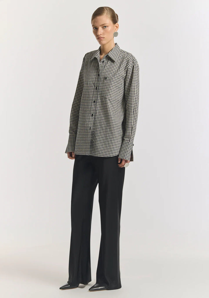 ABBEY SHIRT - GINGHAM CHECK