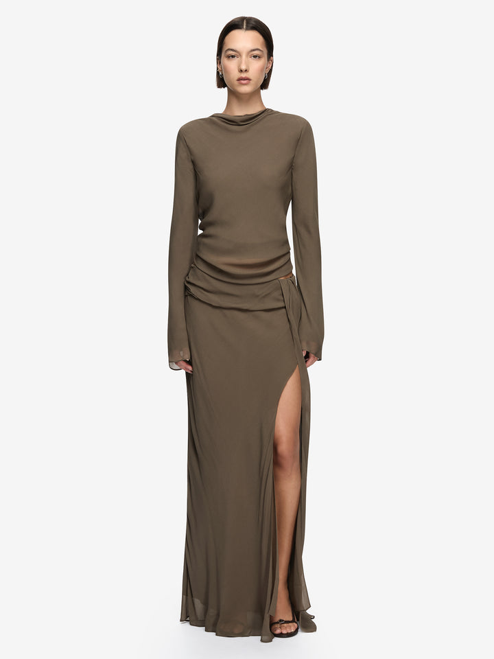 BRIYA L/S TOP - TWIG