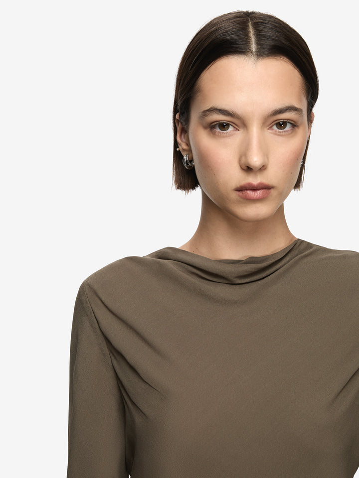 BRIYA L/S TOP - TWIG