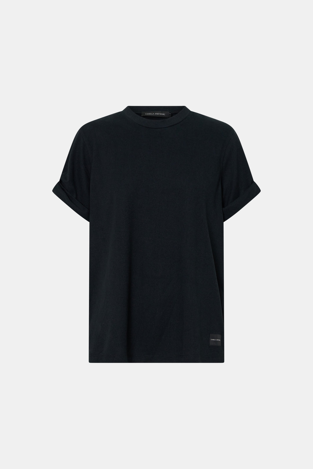 Florencia Paper Jersey Tee - Black