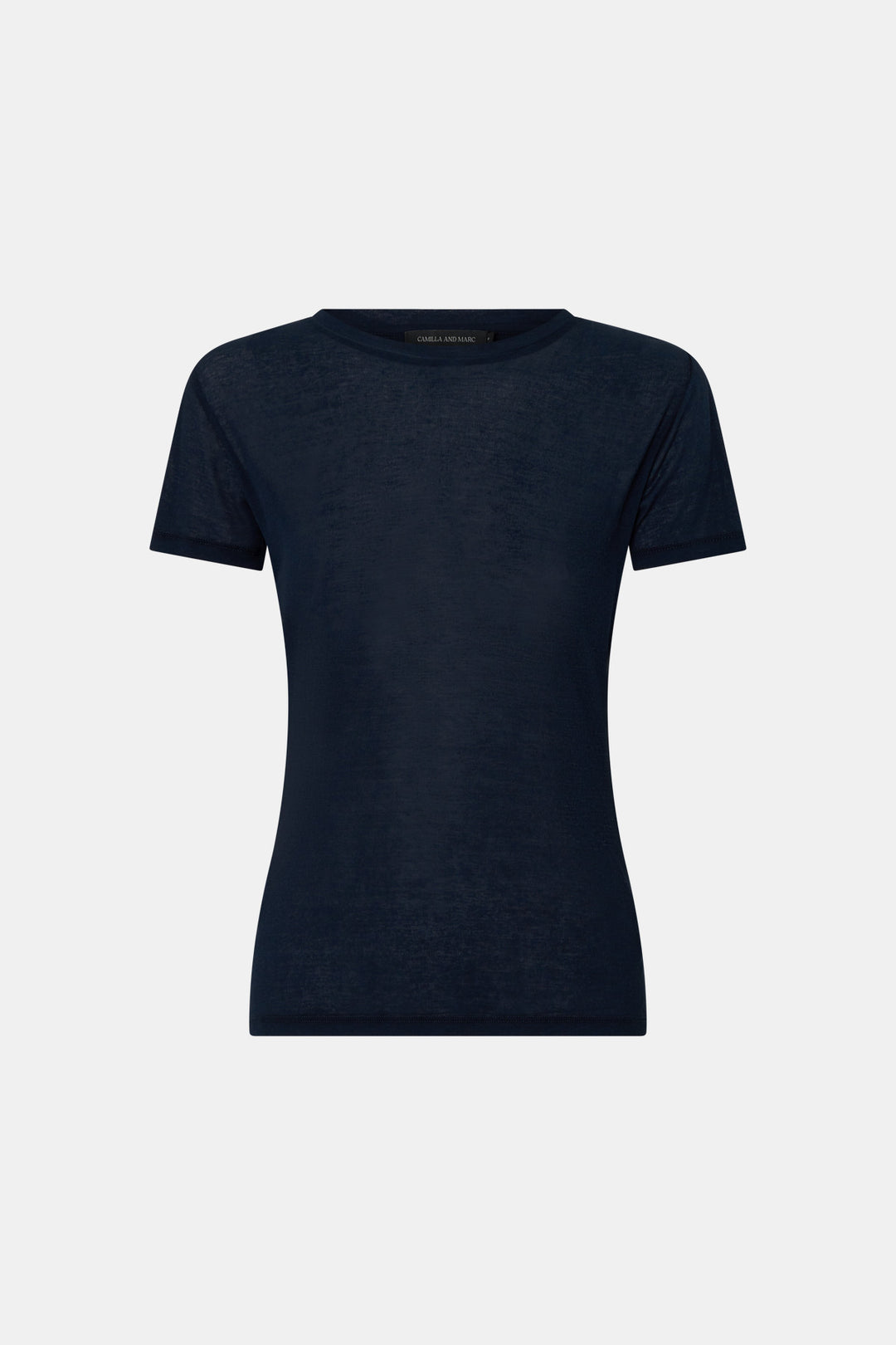 Siona Crew Fitted Tee - Midnight Navy