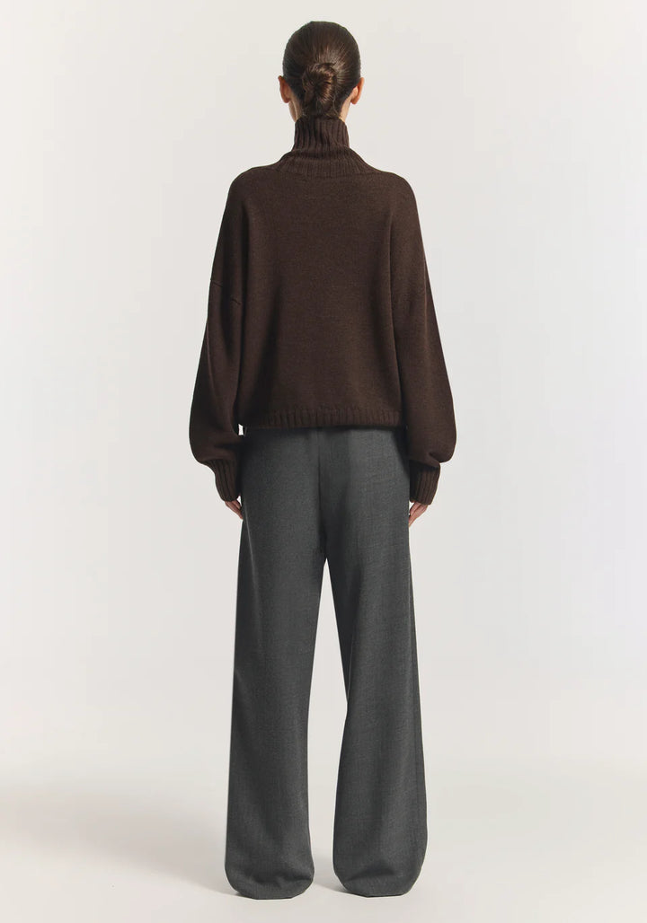 IDOL WOOL PANT - CONCRETE