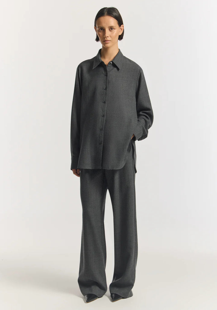 IDOL WOOL PANT - CONCRETE