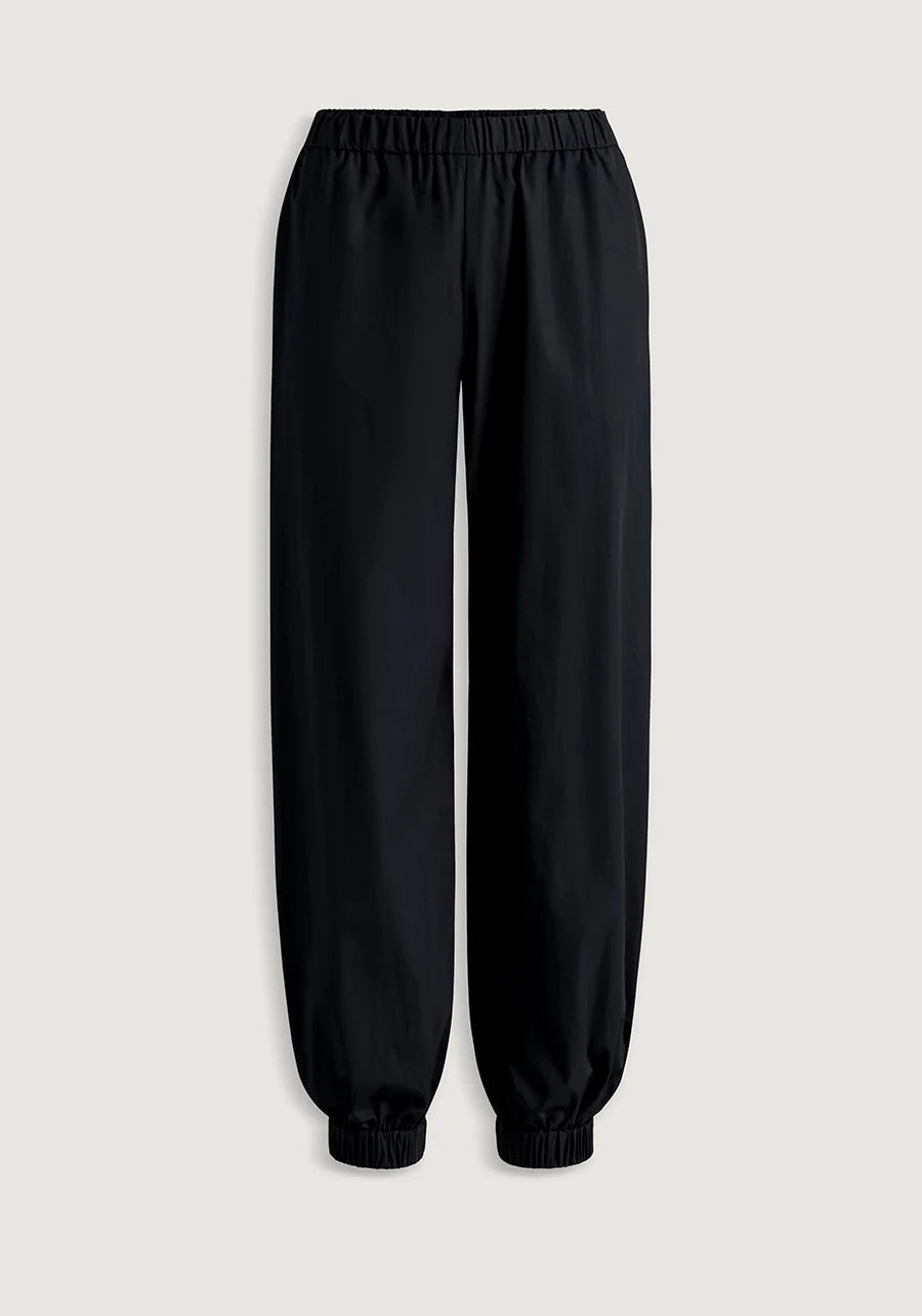 Duetto Cotton Pant - Black
