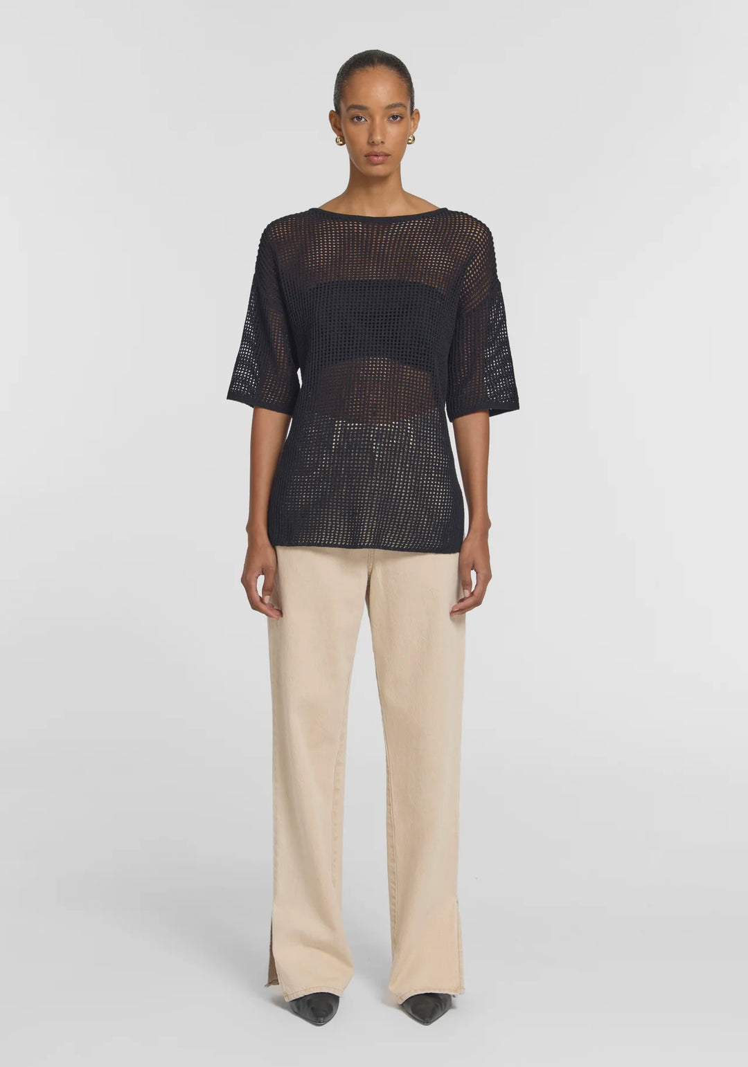 BEDROCK TOP - BLACK
