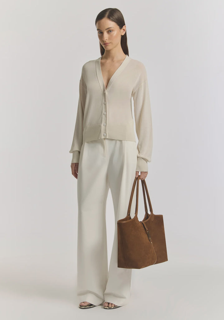 Glasgow Cardigan - Limestone