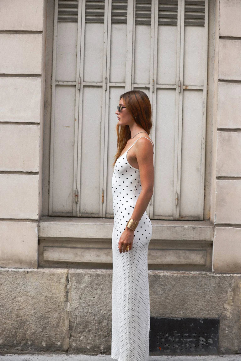Classic Slip Dress - Polka