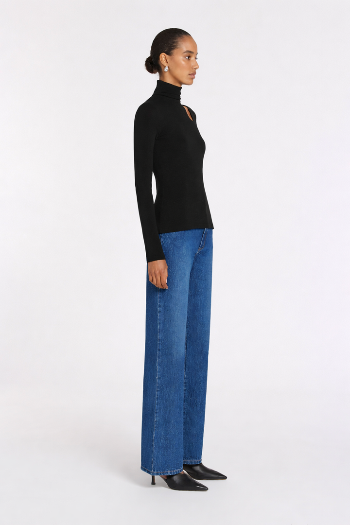 SLOANE TOP - BLACK