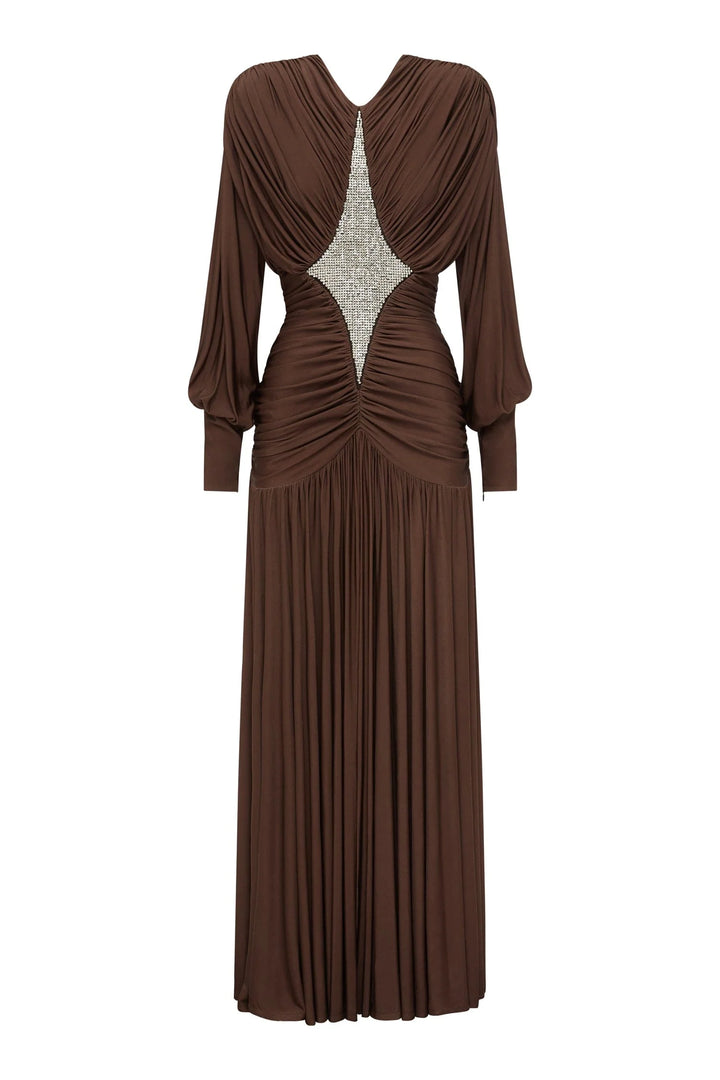 Silvio Ruched Midi Dress