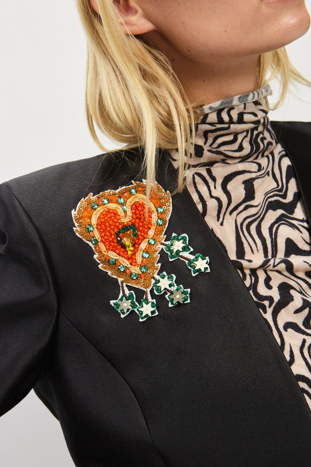 ginger embellished blazer