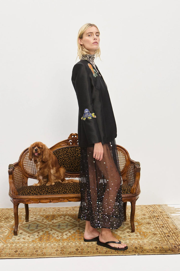 ginger embellished blazer