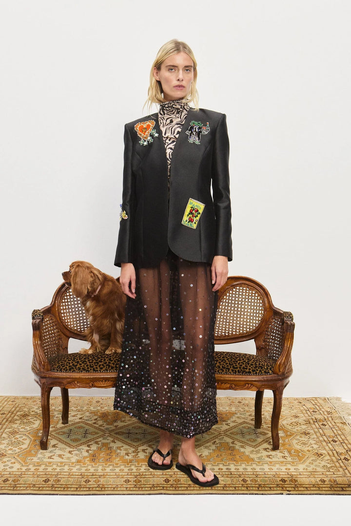 ginger embellished blazer
