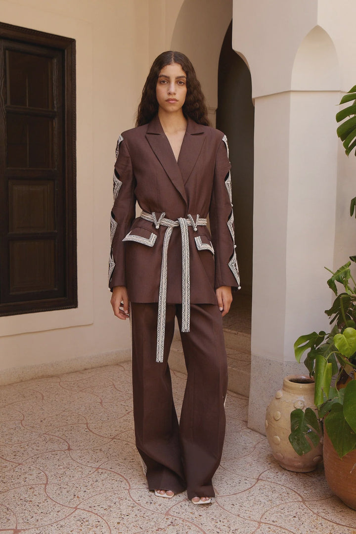 Leandra Corded Blazer
