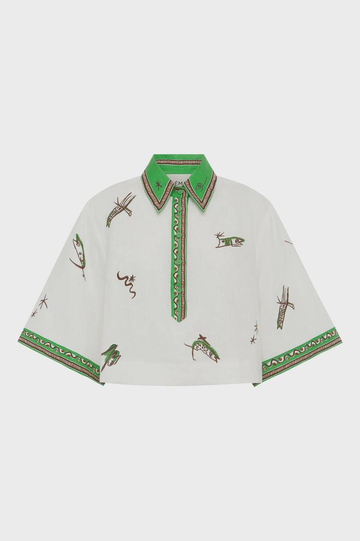 WANDA EMBROIDERED SHIRT