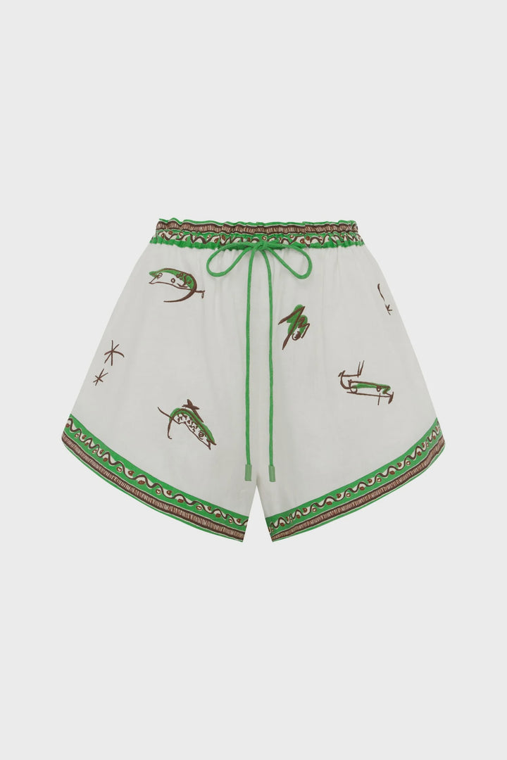 WANDA EMBROIDERED SHORT