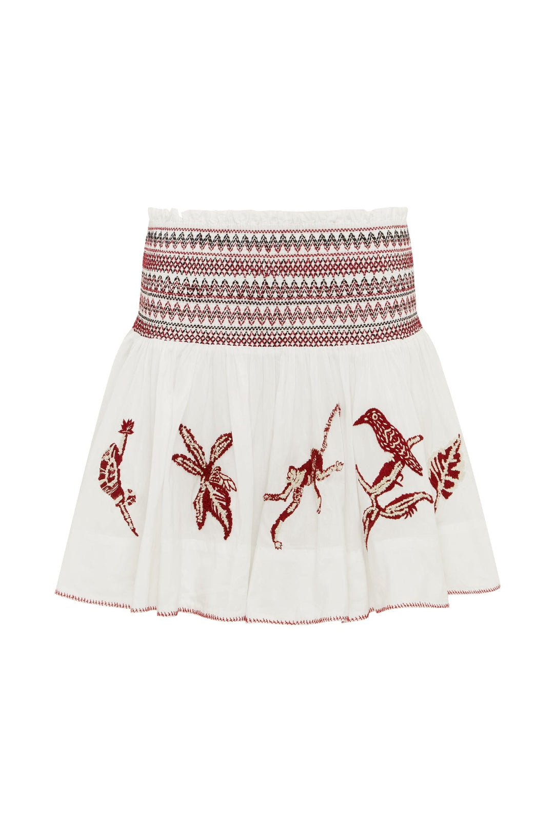 odie embroidered skirt