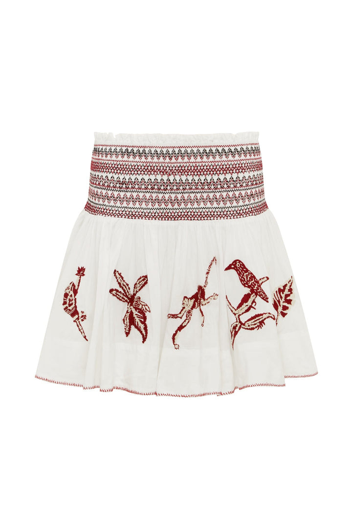 odie embroidered skirt