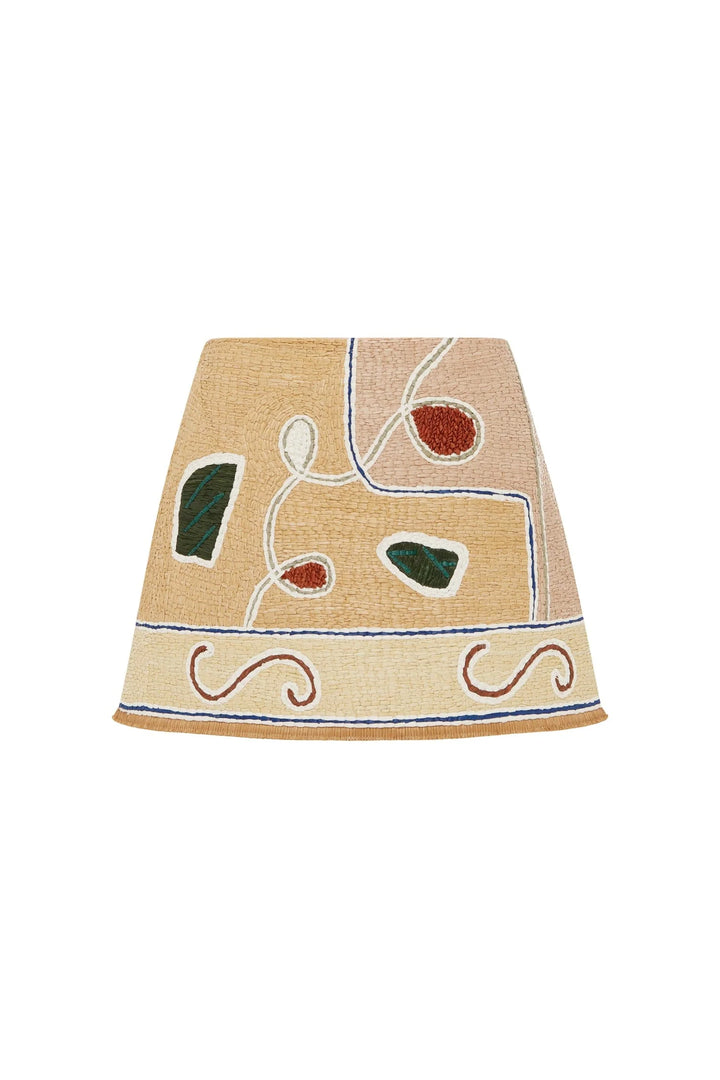 velora raffia skirt