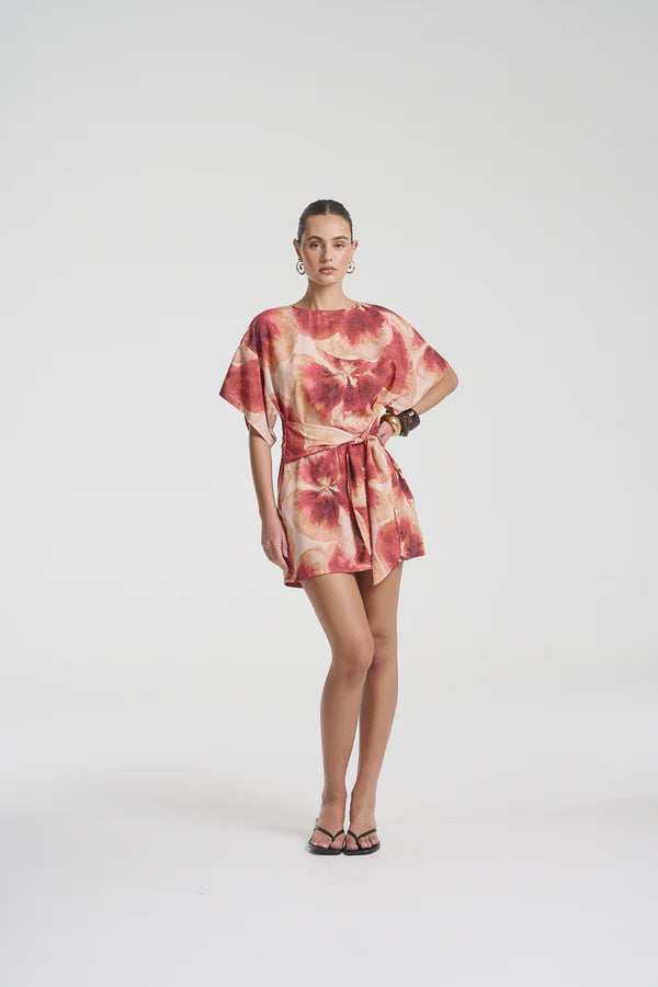 Tie Front Dress - Aloha
