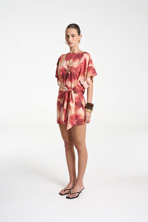 Tie Front Dress - Aloha