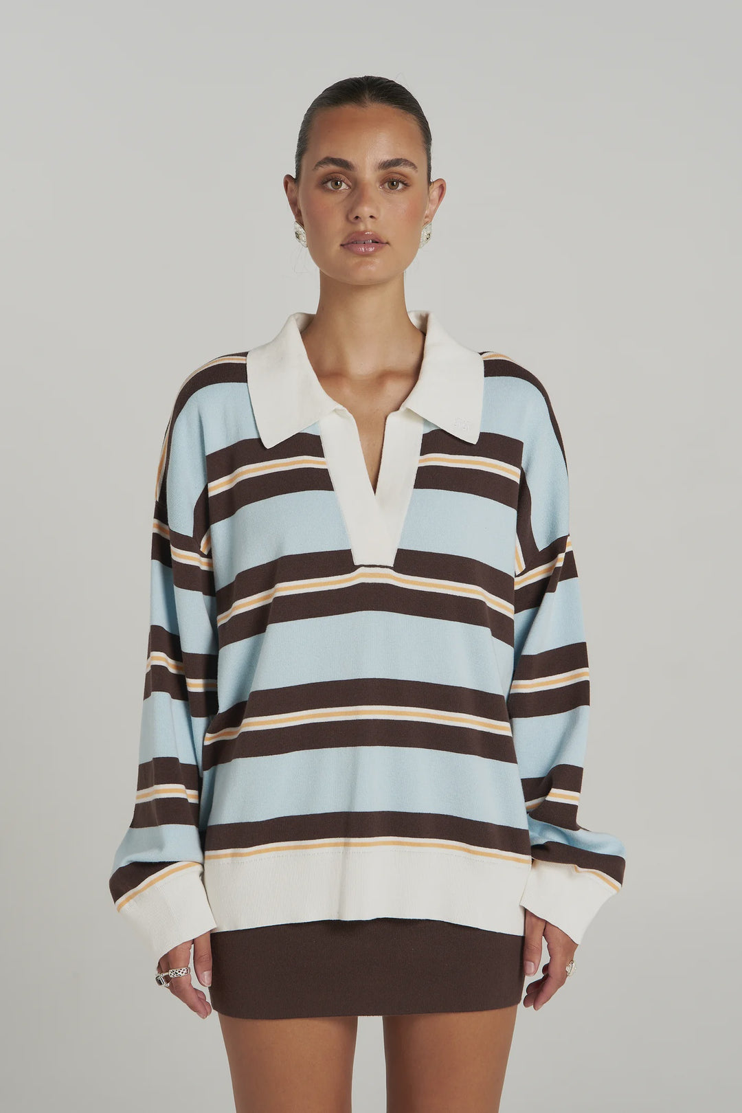 STRIPE LS POLO - APEROL STRIPE