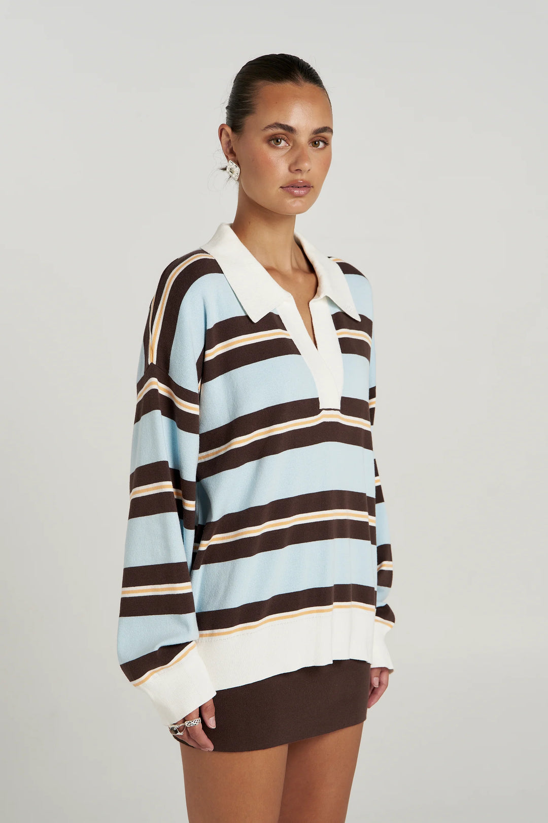 STRIPE LS POLO - APEROL STRIPE