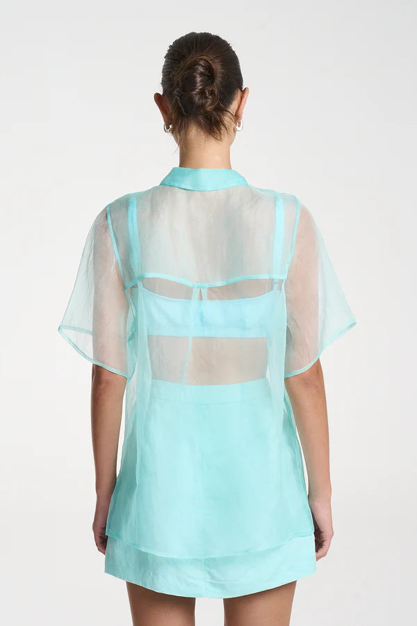 Romeo Shirt - Aqua Aqa