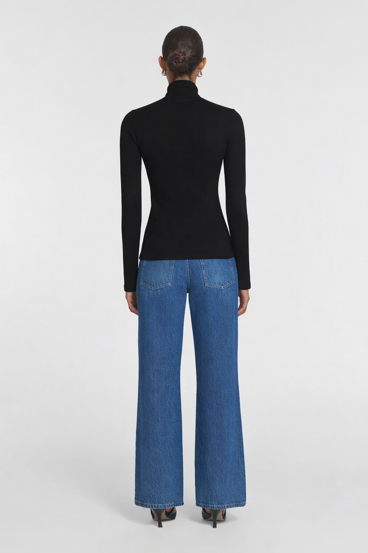 SLOANE TOP - BLACK