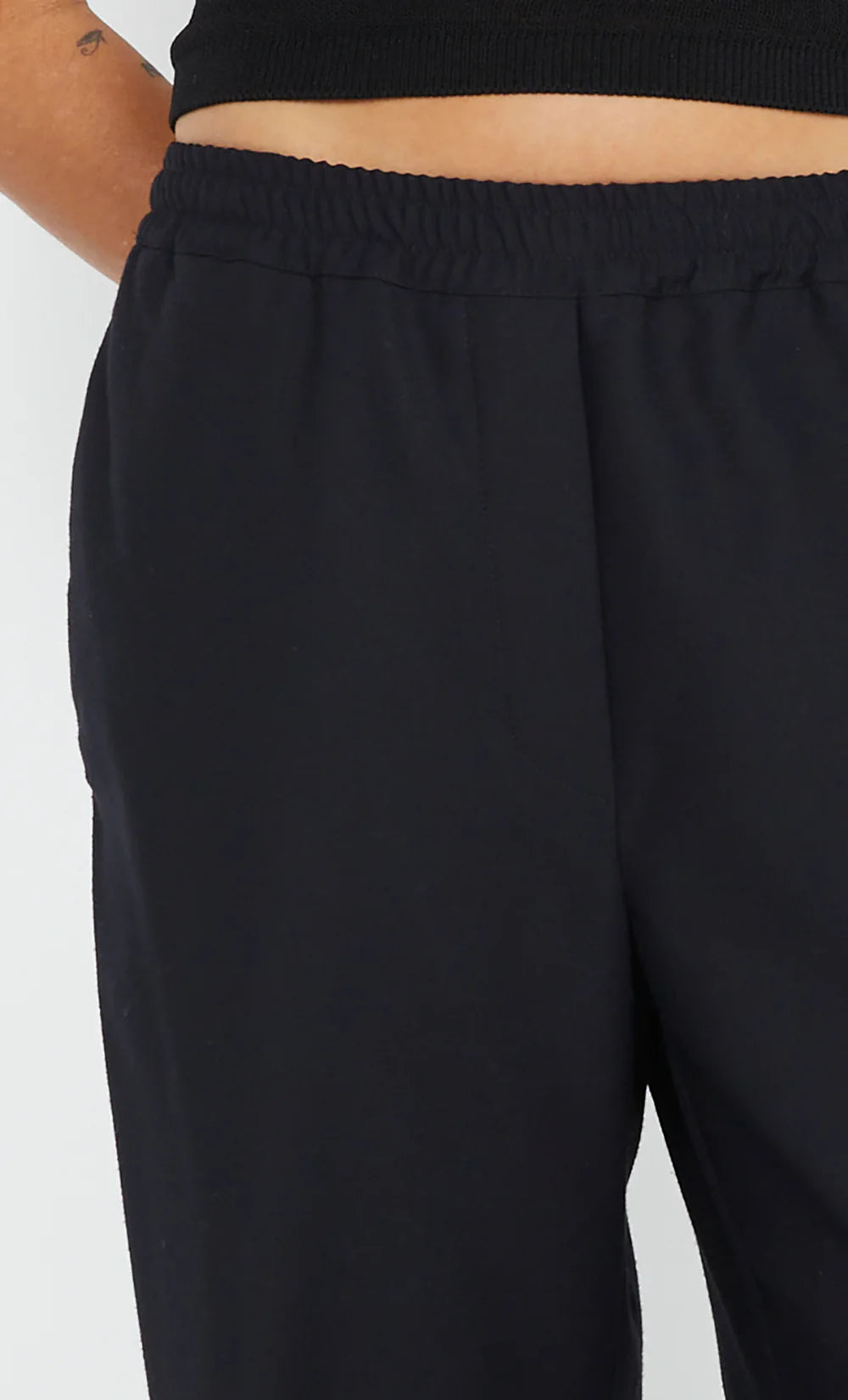 Ninah Drawstring Pant - Black