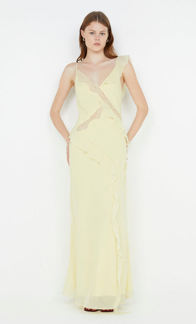 Knox Maxi Dress - Ice Yellow