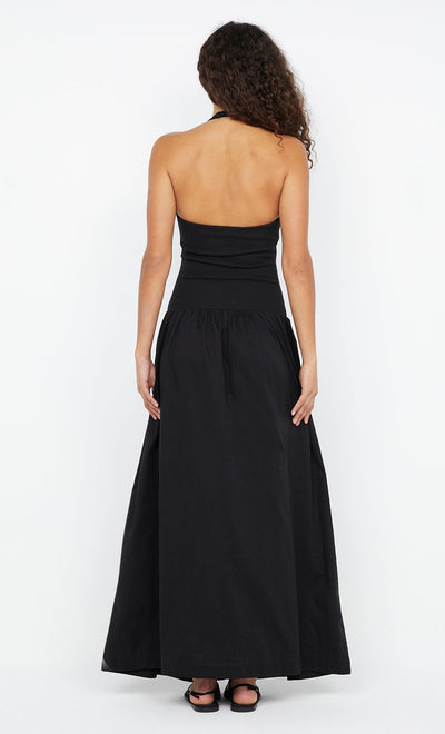 Leila Halter Dress - Black